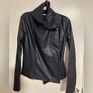 NWOT Black Faux Leather Jacket